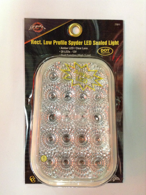 Rectangular Spyder 20 LED 12V Light Only