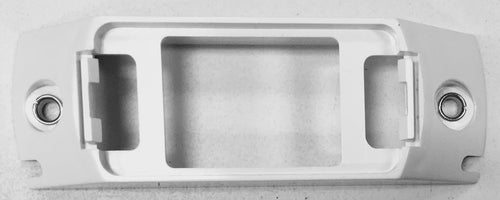 White Adapter Mount Rail Style Bracket for Small Rectangular Light