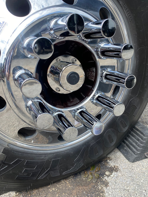 Hub Cap 6 holes Stainless Steel ( PAIR)