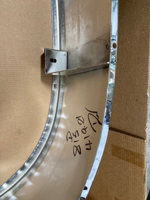 14” Chrome Bumper (Peterbilt 335 2005-2011) W/ Set Forward Axle, Step & Tow Holes