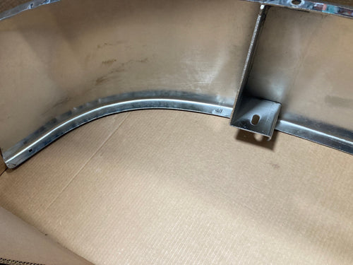 14” Chrome Bumper (Peterbilt 335 2005-2011) W/ Set Forward Axle, Step & Tow Holes