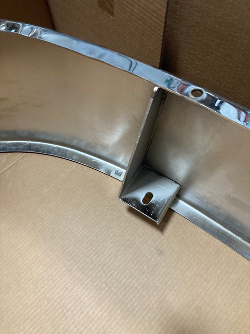 14” Chrome Bumper (Peterbilt 335 2005-2011) W/ Set Forward Axle, Step & Tow Holes