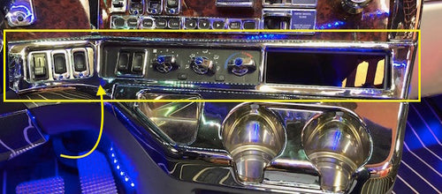 Passenger Side Horizontal Dash Trim for Freightliner