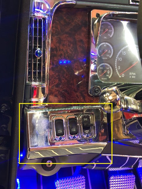 Driver Side Horizontal Dash Trim for Freightliner