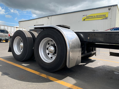 80” Stainless Steel 430 Half Fender 14GA Extra Long  (pair) WIDE