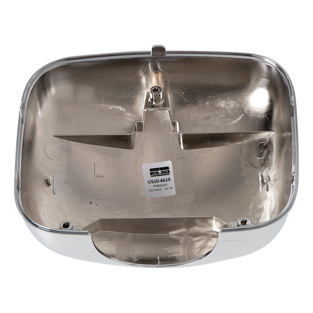 High Soar Chrome Hood Mirror Cover Set For Freightliner Cascadia – Left & Right Pair