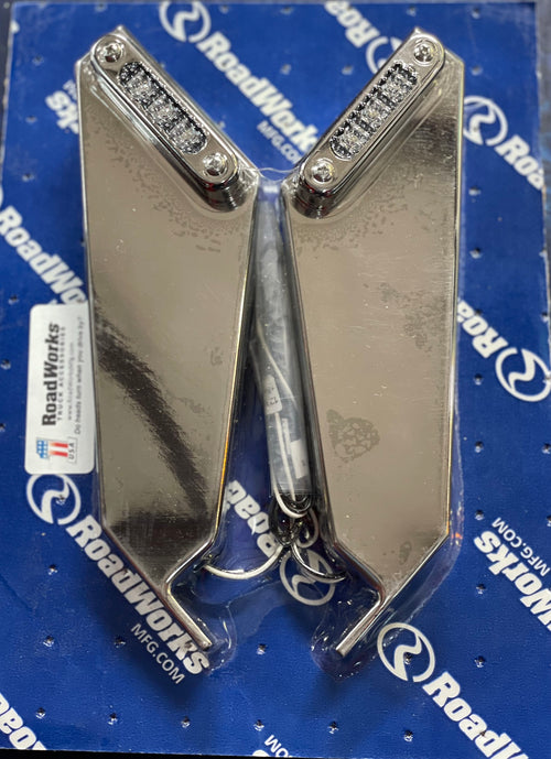 Tab Mount Amber Front Lights and Red Rear Lights