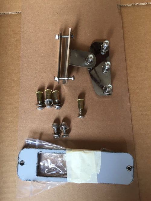 13” to 9” Visor Fits Peterbilt 357,378,379,386,389 Series Bowtie With 6 Hidden Light Hole S.Steel