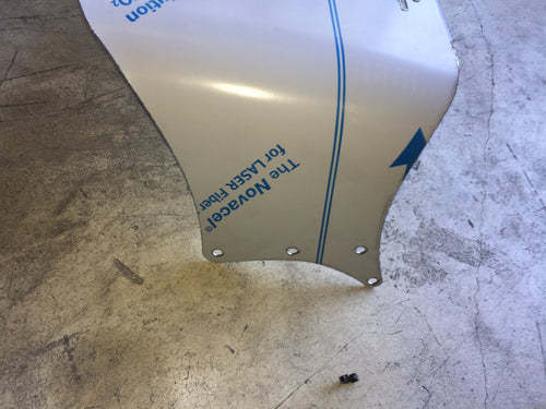 12-1/2” Reduced 7-3/4” Visor Fits Kenworth T600, T660, T800, W900 Curved Windshield Bowtie 6 Hidden Light Holes