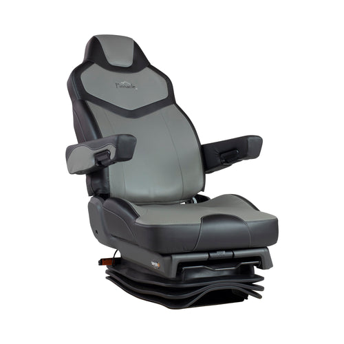 Seat Legacy Pinnacle DuraLeather™  -Black/Gray