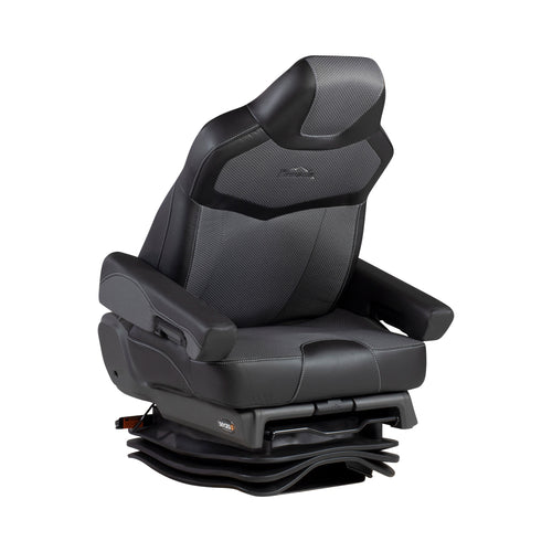 Seat Legacy Pinnacle DuraLeather / Cloth  - (Gray)