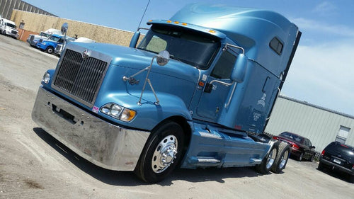 22” Chrome Bumper ( International 9200 & 9400 ) Aero, W/ Tow & 10 Hidden Light Holes