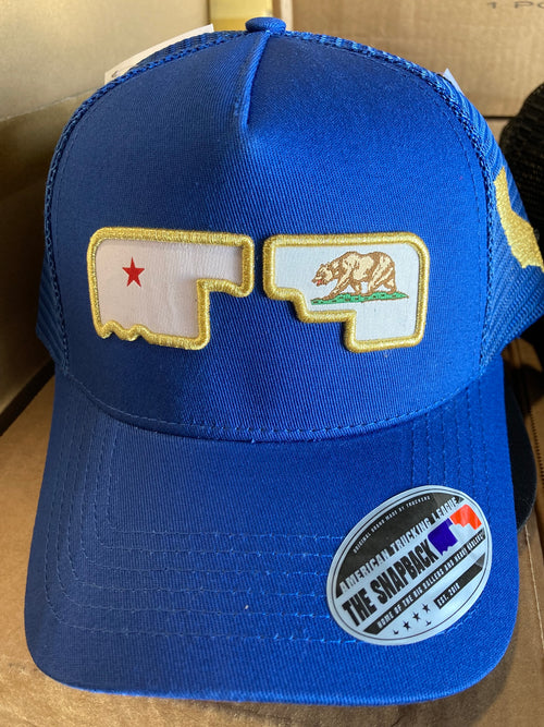 Hat Mesh, California, Blue