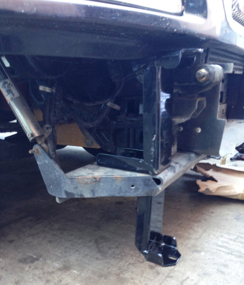 20” Chrome Bumper (Kenworth T660) W/ Air Vent, Tow, 10 Hidden Light Holes & Fog Light Holes