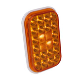 Rectangular Light Amber/Amber 24Leds 12V