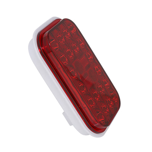 Rectangular Light Red/Red 24Leds 12V