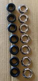 Bezel S.S. And Rubber For light 3/4" 7Pcs