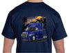 Freightliner Truck T-Shirt, Black, Adult Size L