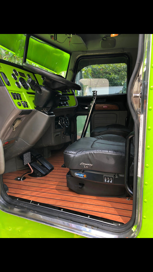 Stainless Steel Cab Floor/Door Trim fits Peterbilt - Pair