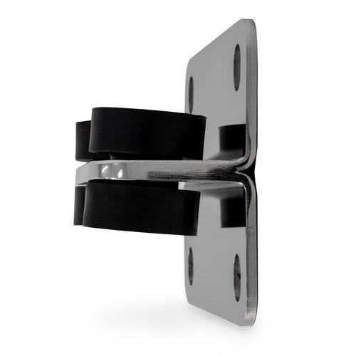 Universal Stainless Steel Straight Bracket for Exhaust & Bushings Included