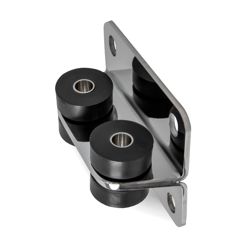 Universal Stainless Steel Straight Bracket for Exhaust & Bushings Included