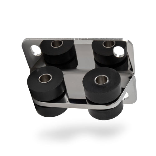 Universal Stainless Steel Straight Bracket for Exhaust & Bushings Included