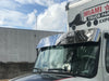 13.5” Visor Flat Roof Cab M2, 112, 108SD, 114SD With 10 - 3/4” Light Cut Outs fits Freightliner