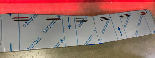 13” Visor Fits Freightliner Classic/FLD Flat Top, With Bracket Mirror Cab, 6 Hidden Lights Hole Stainless Steel