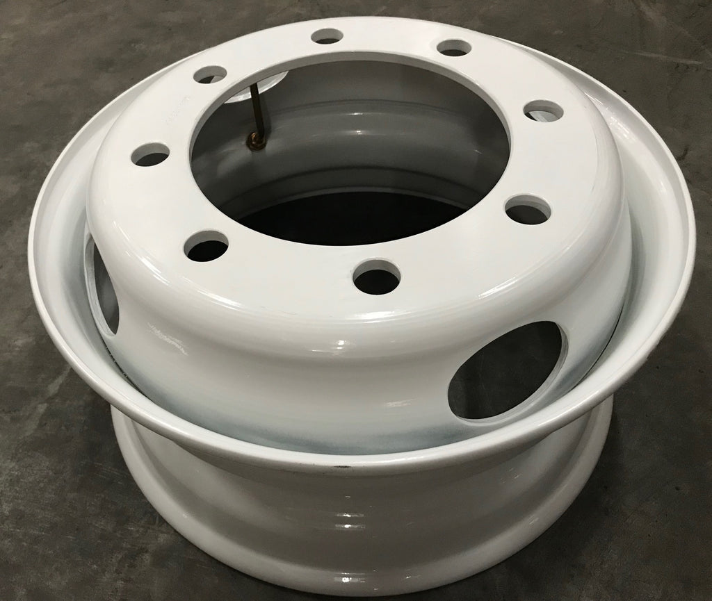 Steel Wheel Rim - White - 17.5