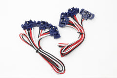 Pigtail 3 Prong Connector 2 Sets Of 3 With (2) 12” Cables On End 24”