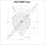 Alternator 12V -  70A  For  Thermo King Trailer