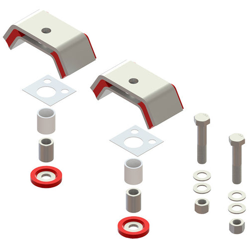 Atro Motor Mount Kit w/Hardware, Rear (High Temp) Fits Kenworth