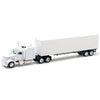 W/ White Cab And White Trailer 1:43 Scale fits Kenworth W900