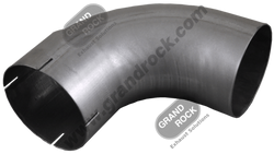 5" 90 Degree Exhaust Elbow 12" x 12" ID-OD Aluminized