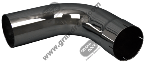 5" 90 Degree Exhaust Elbow 18" x 18" ID-OD Chrome