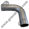 5" 90 Degree Exhaust Elbow 15" x 15" ID-OD Aluminized