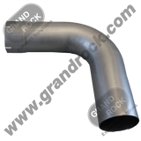 5" 90 Degree Exhaust Elbow 15" x 15" ID-OD Aluminized
