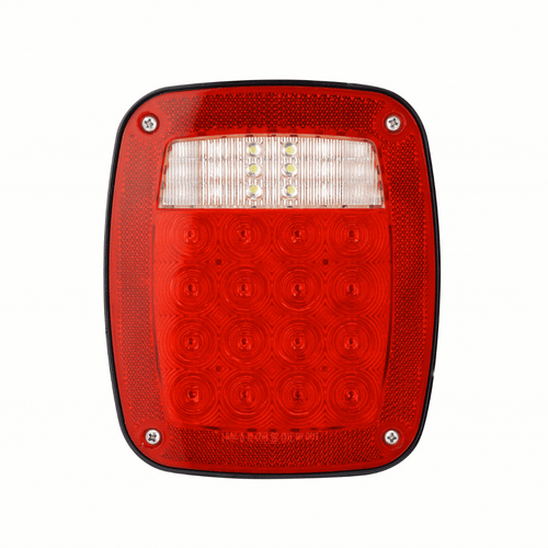 Universal Tail Light W/ Color Lens, Led Back Up