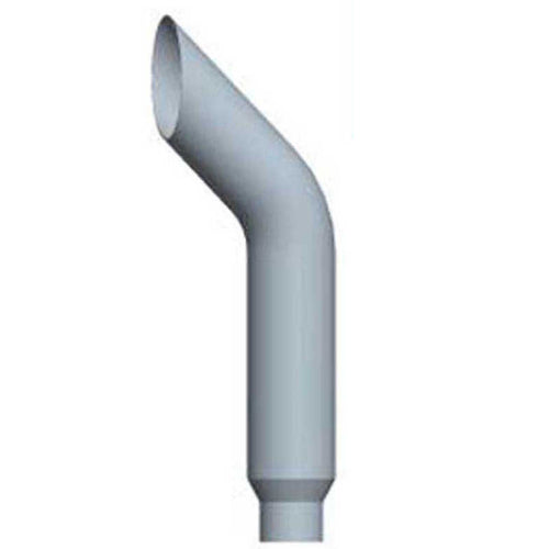 Lincoln Chrome BullHorn Cut 6” I.D X 96” L Reduced To 5”