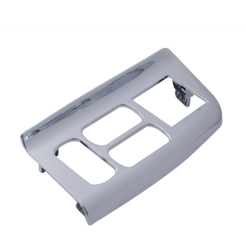 Chrome Plastic Window Switch Panel For 1999-2010 Peterbilt 387 - Driver