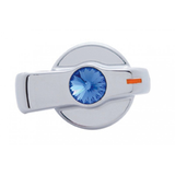 A/C Knob (Newer Model) With Blue Crystal For 2005-2010 Freightliner