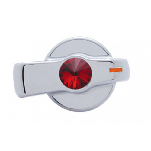 A/C Knob (Newer Model) With Red Crystal For 2005-2010 Freightliner