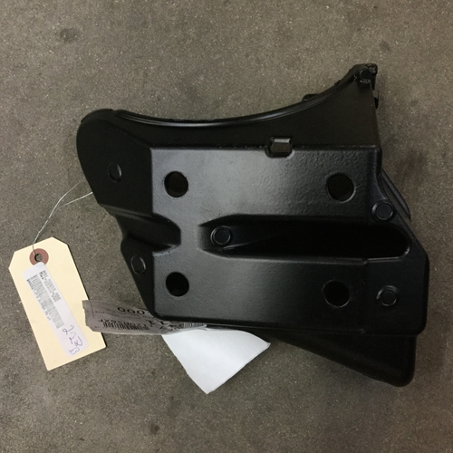 Bumper Bracket, Aluminum, Left Hand, Black, Fit Freightliner Cascadia