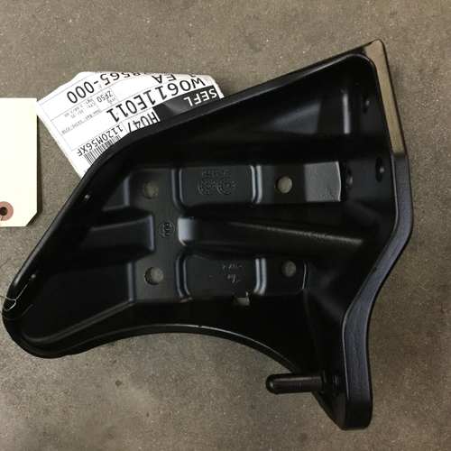 Bumper Bracket, Aluminum, Left Hand, Black, Fit Freightliner Cascadia
