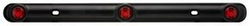 Red Identification Light Bar, Black Molded Base, 2-Wire