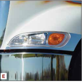 Under Headlight Trims fits Peterbilt 387