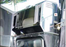 Freightliner Classic, Fld Right Side End Dash Trim