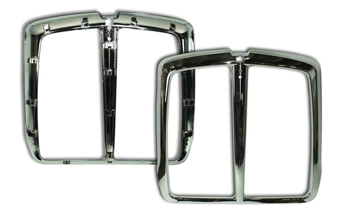 Grille Surround fits Kenworth T660, Chrome Plastic