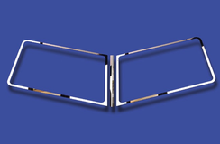 Windshield Surround Trim fits Peterbilt 379, 378, 377, 389, 388, 330, 335, And 340 Models 1987+, 3 Piece Kit