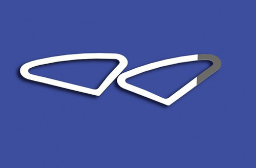 Stainless Steel 304 Fender Light Trim fits Kenworth T660 & T440 2007+ ( Sold In Pair )